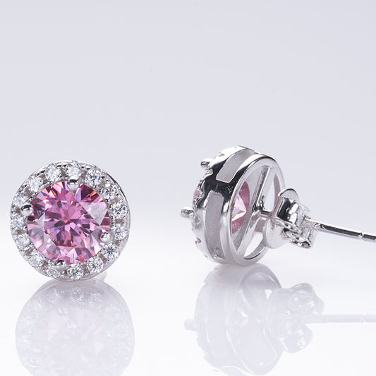 Eternal Sparkle Moissanite Stud Earrings